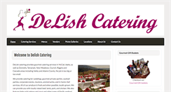 Desktop Screenshot of delishcatering.com